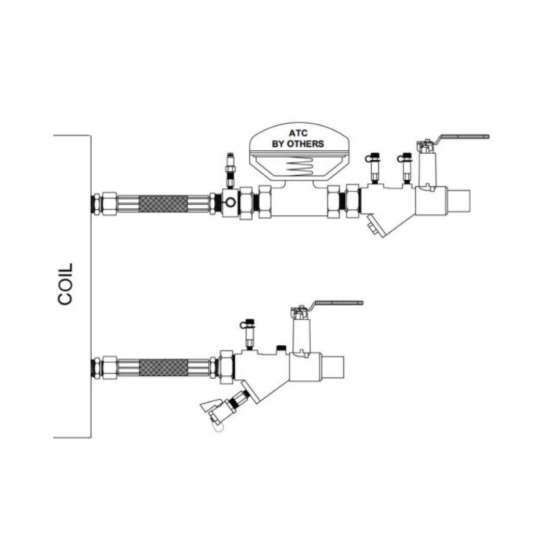 1″ SKM3 2 Way ATC IMI Flow Design